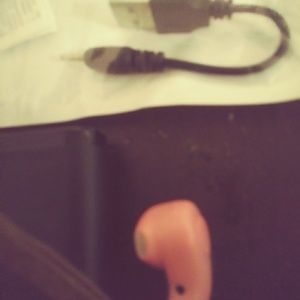 Bluetooth ear peice charger or 2 pink n black